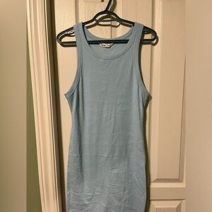 NWOT fitted dress in light blue